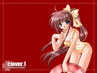 Girl bikini candy cane anime - anime visual free wallpaper