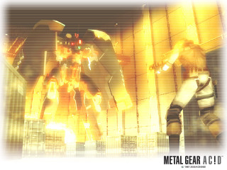 Man robot city fire metal - metal gear free wallpaper