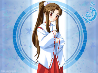 Red dress girl ponytail blue - long hair and a ponytail free wallpaper