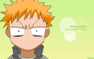 Cartoon orange hair green background - orange hair free wallpaper