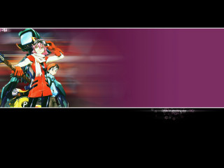 Anime guitar hat purple background - anime visual free wallpaper