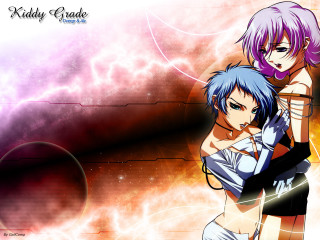 Anime hugging girls colorful starry - swirl free wallpaper for desktop