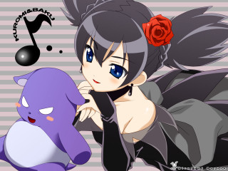 Girl flower head cat rose - a rose free wallpaper