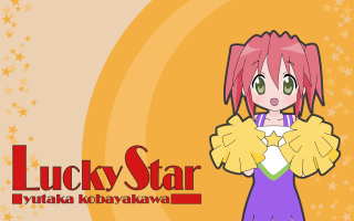 Pink haired star cherleader flag - a star free wallpaper