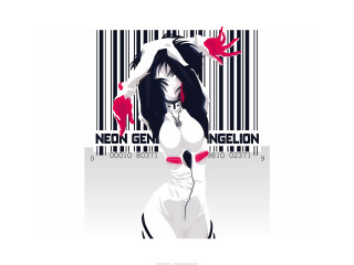 Cyberpunk woman bikini heart barcode - ghost in the shell free wallpaper