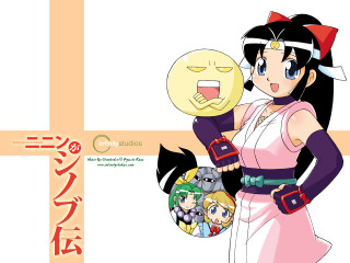 Woman roundobject face cross manga - round free wallpaper