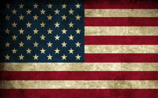 Grungy american flag stars red 2 - plain free wallpaper