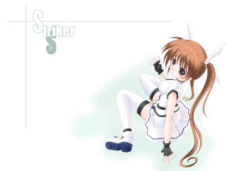 Anime longhair whiteoutfit sitting purpleeyes - a white outfit free wallpaper