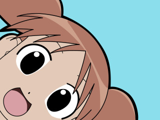 Surprised ponytailed girl anime blue - ayo free wallpaper for desktop