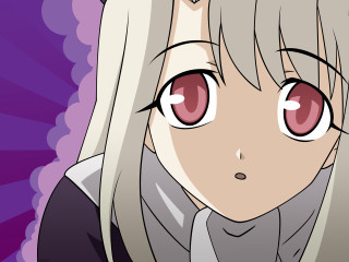 Anime girl blonde red eyes 3 - ayo free wallpaper for desktop