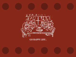 Group people table cake happy - people sitting free wallpaper