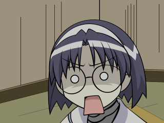 Cartoon girl glasses tongue neoexpressionism - her tongue free wallpaper