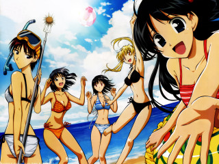 Beach girls bikini summer ocean - summer free wallpaper for desktop