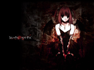 Red haired gothic demon illustration - a demon free wallpaper