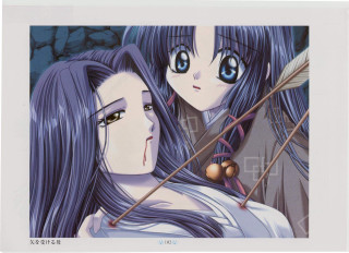 Bluehair blueeyes animegirls sadlook arrows - chen yifei free wallpaper