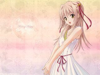 Girl dress pink ribbon anime - hurufiyya free wallpaper