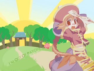 Cartoon woman dress hat pig - ayo free wallpaper for desktop