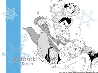 Snowboard two people snowflakes blue - a drawing free wallpaper