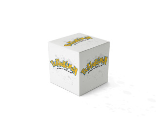 White box shock art pokemon - lettering free wallpaper