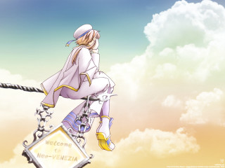 Woman wire welcome sign anime 2 - a wire free wallpaper