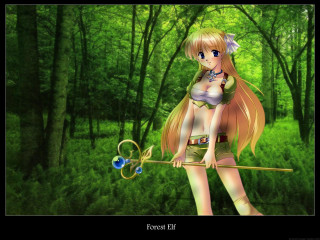 Girl bikini wand scissors forest - forest free wallpaper for desktop