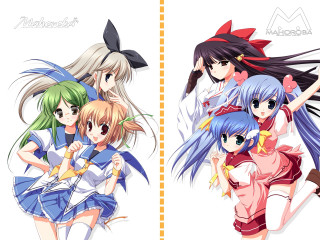 Anime girls long hair bows 27 - long hair and bows free wallpaper