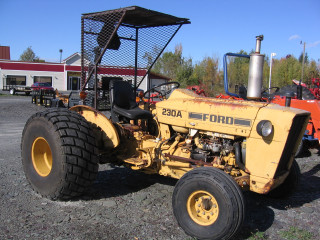 Tractor parked lot building tree - a tractor free wallpaper