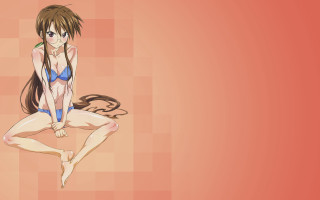 Woman bikini sitting red background - a red background free wallpaper for desktop