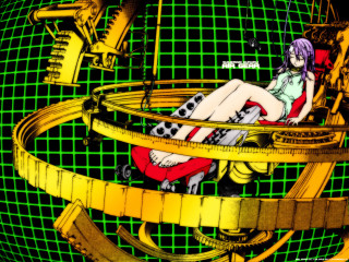 Giantess alice prin cyberpunk architecture - giantess art free wallpaper