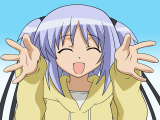 Purple hair yellow jacket anime - a yellow jacket free wallpaper