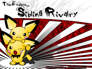 Pikachu red white flower thorns - a cartoon pikachu free wallpaper