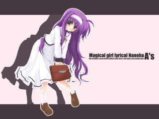 Purple hair girl school bag - a brown bag free wallpaper