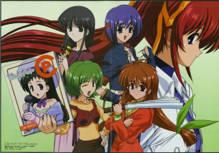 Anime girls longhair magazine green - their hand free wallpaper