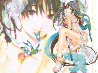 Woman bike bird flower manga - a bike free wallpaper