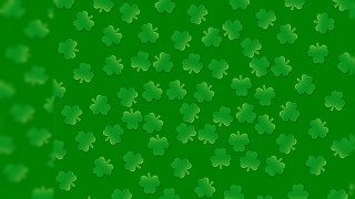Green background shamrocks pattern image - fine foliage lace free wallpaper for desktop