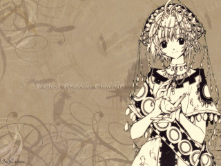 Woman cat lineart orphism sepia - monochrome free wallpaper