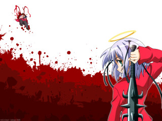 Alice prin blood splatters yandere - a anime character free wallpaper