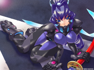 Cartoon character snowboard sword helmet - her hand and a helmet free wallpaper