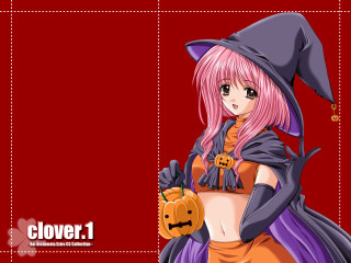 Girl witch pumpkin halloween cape - neogeo free wallpaper