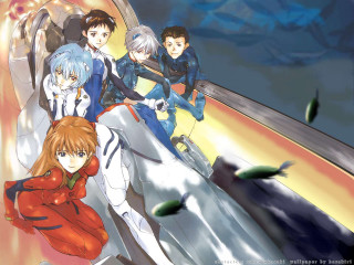 Futuristic anime group ramp sky - a ramp free wallpaper