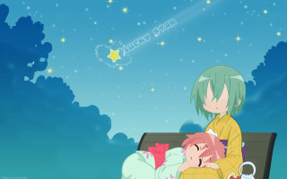 Starry sky festival girls kimono - chiho aoshima free wallpaper