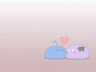 Cartoon animals pink background heart - kyoto animation free wallpaper for desktop