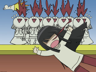 Cartoon dancing yandere grimdark bleach - their arm free wallpaper for desktop