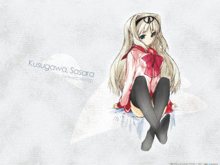 Long hair girl red bow - a drawing of a girl free wallpaper