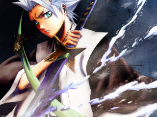 White haired man sword mountain - white hair holding free wallpaper