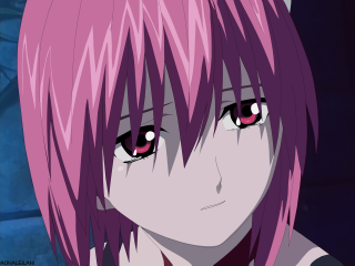 Pink haired girl red eyes 2 - clarice beckett free wallpaper