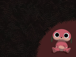 Pink animal red floor black - a black wall free wallpaper