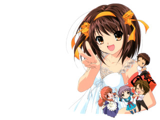 Wedding girl friends suit anime - net art free wallpaper for desktop