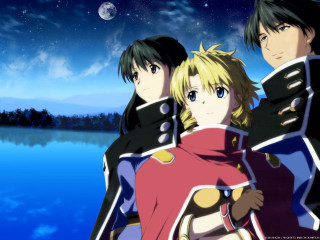 Anime characters night sky stars 3 - a night sky free wallpaper