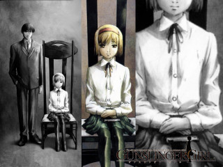 Couple sitting stand suit art - assemblage free wallpaper for desktop